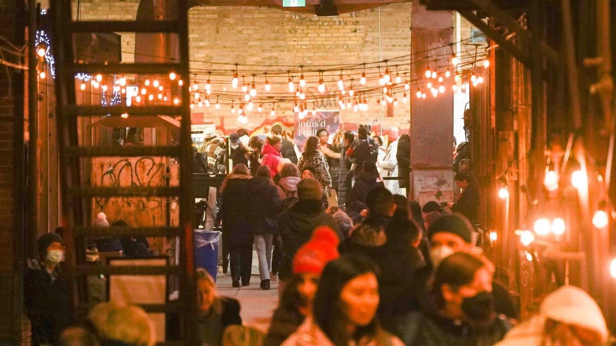 Festival de inverno do Evergreen Brick Works reúne diversão para todas as idades