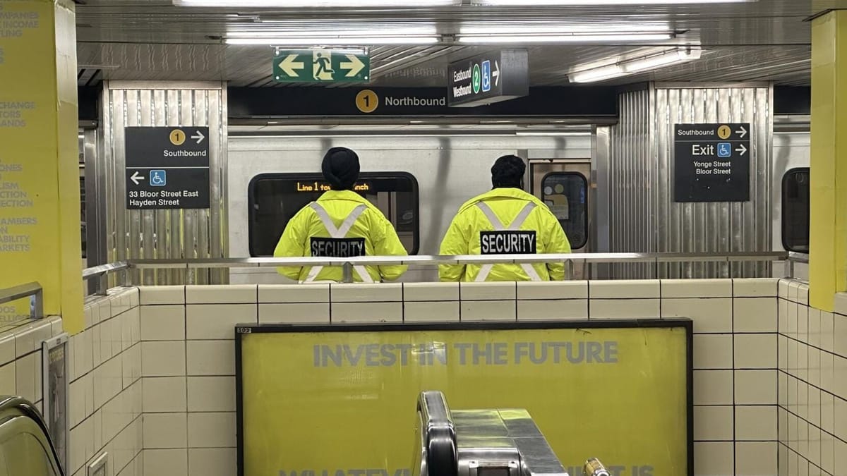 Governo de Ontário estuda dar poder de prisão a agentes especiais da TTC